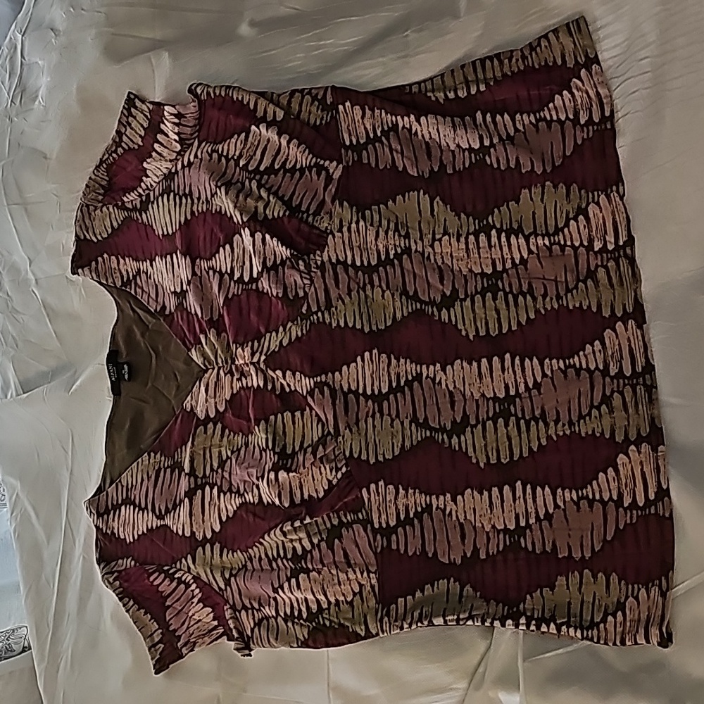 Alfani Pink and Purple Top Woman's Size 1X